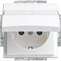 Busch-Jaeger Schutzkontaktsteckdose Einsatz 20 EUCKBD-914 weiß, Retail