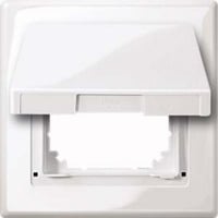 Merten Schutzabdeckung mit Klappdeckel IP44 weiß (matt), Retail