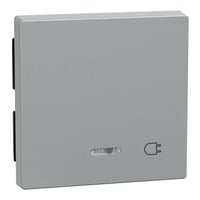 Merten Wippe Kontrollfenster Aluminium für Schalter und Taster Einsatz aluminium, Retail