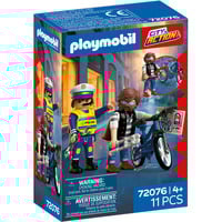 PLAYMOBIL 72076 City Action Fahrradraub, Konstruktionsspielzeug 