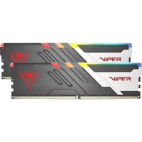 Patriot DIMM 32 GB DDR5-6600 (2x 16 GB) Dual-Kit, Arbeitsspeicher schwarz, PVVR532G660C34K, Viper Venom RGB, INTEL XMP