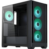 Silentware Flow 110 ARGB , Tower-Gehäuse schwarz, Tempered Glass