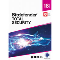 BitDefender Total Security, Sicherheit-Software Deutsch, 18 Monate / 5 Geräte