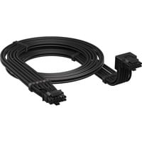 Corsair 90°-12V-2x6-GPU Stromkabel (Stil B) schwarz, 65cm, Sense Pins über dem 12-poligen Anschluss