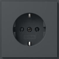 Gira Steckdose Typ F Schutzkontakt 16 Ampere 250 Volt IP20 anthrazit, Retail