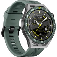 Huawei Watch GT3 SE, Smartwatch grau, Armband: Wilderness Green, TPU-Faser