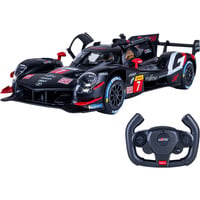 Jamara Deluxe Car Series - Toyota GAZOO Racing GR010 Hybrid WEC, RC schwarz, Maßstab 1:14, 2,4 GHz