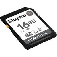 Kingston Industrial 16 GB SDHC, Speicherkarte schwarz, UHS-I U3, Class 10, V30, A1
