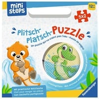 ministeps Plitsch-Platsch-Puzzle - Lieblingstiere Teile: 10 Altersangabe: ab 12 Monaten
