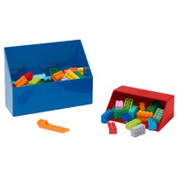 Room Copenhagen LEGO Stein Schaufel 2er Set     , Aufbewahrungsbox rot/blau