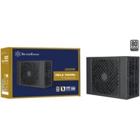 SilverStone HELA 3000Rz, PC-Netzteil schwarz, 4x 12-Pin High Power GPU, 7x PCIe, Kabelmanagement, 3000 Watt