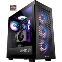 Thermaltake AMD Pro Edition, Gaming-PC schwarz/transparent, Windows 11 Home 64-Bit