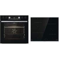 gorenje Black Set 4 Induktion, Herdset schwarz