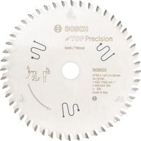 Bosch Professional Kreissägeblatt Best for Wood, Ø 165mm, 48Z Bohrung 20mm, für Handkreissägen