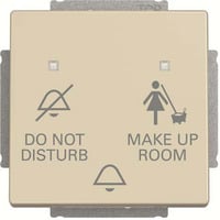 Busch-Jaeger Klingeltaster Einschalteinheit Do Not Disturb Make Up Room weiß, Retail