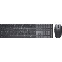 Dell Pro 7 ultraflache Tastatur und Maus (KM726), Desktop-Set schwarz, DE-Layout, Scherenmechanik