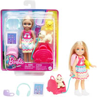 Chelsea Doll and Accessories Travel Set With Puppy
