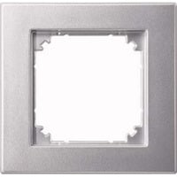 4011281897520 - Rahmen einfeldrig für bündigen Einbau Typ 488160 aus Thermoplast matt Unterputz