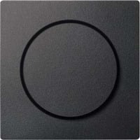 Merten Zentralplatte mit Drehknopf, Typ MEG5250-0414, Ausführung Zentralplatte, für Dimmer anthrazit, Retail