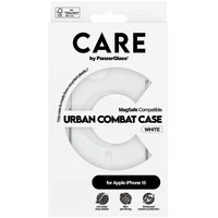 PanzerGlass Urban Combat Case, Handyhülle transparent/weiß, iPhone 15, MagSafe