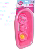 VEDES Puppen-Badewanne mit Zubehör-Set, Puppenzubehör 