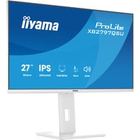 iiyama ProLite XB2797QSU-W1, LED-Monitor 68.5 cm (27 Zoll), weiß (matt), QHD, IPS, HDMI, DP, USB-Hub, Ergonomischer Standfuß