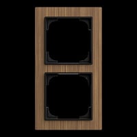 0 Abdeckrahmen zwei fach holz, Retail