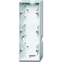 Busch-Jaeger Aufputzgehäuse dreifach zur Aufnahme von Einsätzen und Abdeckrahmen weiß (glänzend), Retail