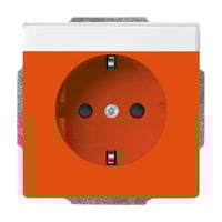 Busch-Jaeger Schutzkontakt Steckdosen Einsatz orange, Retail