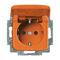 Busch-Jaeger Steckdosen Einsatz 20 EUKB 14 212 orange, Retail