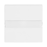 Busch-Jaeger Wippe mit Lichtleiter zur gleichmäßigen Ausleuchtung der Beschriftung weiß, Retail