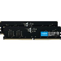 Crucial DIMM 16 GB DDR5-5200 (2x 8 GB) Dual-Kit, Arbeitsspeicher schwarz, CT2K8G52C42U5, INTEL XMP, AMD EXPO