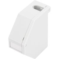 Digitus Keystone-Gehäuse für Hutschienen Montage, IP20 weiß, für 1x Keystone Modul