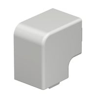 OBO Flachwinkelhaube WDK HF40040RW, Abdeckung weiß, Retail