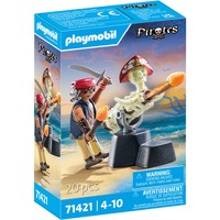 PLAYMOBIL 71421 Pirates Kanonenmeister, Konstruktionsspielzeug 