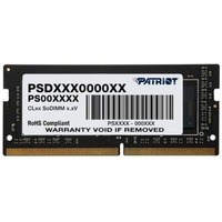 Patriot SO-DIMM 16 GB DDR4-3200 , Arbeitsspeicher schwarz, PSD416G32002S, Signature Line