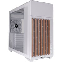 Thermaltake TR300 WS , Tower-Gehäuse weiß/holz, Tempered Glass