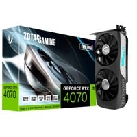 ZOTAC GeForce RTX 4070 Twin Edge, Grafikkarte DLSS 3, 3x DisplayPort, 1x HDMI 2.1