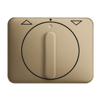 0 Zentralscheibe Jalousie mit Drehgriff 1740 DR-21, Abdeckung bronze, Retail