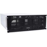 Alphacool ES 4U - 19" - ServerRack, Server-Gehäuse grau/schwarz, Watercooling ready