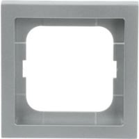 Busch-Jaeger Rahmen einfach zum Abdecken von Schaltern, Tastern und Steckdosen, future linear aluminium (gebürstet), Retail