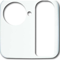 Busch-Jaeger Zentralscheibe als Abdeckung für Ruftaster und Universalsteckvorrichtung weiß, Retail