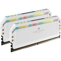 Corsair DIMM 64 GB DDR5-5600 (2x 32 GB) Dual-Kit, Arbeitsspeicher weiß, CMT64GX5M2B5600C40W, Dominator RGB, INTEL XMP
