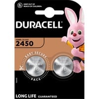 Duracell CR 2450 Lithium-Knopfzelle 3V, Batterie 2 Stück