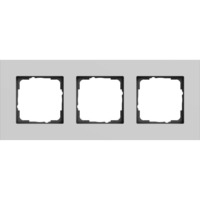 Gira Abdeckrahmen dreifach, Abdeckung grau, Retail
