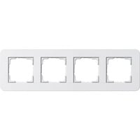 Gira Abdeckrahmen vierfach weiß, Retail