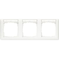 Gira Rahmen drei fach mit Schriftfeld weiß (matt), Retail