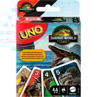 Mattel UNO Jurassic World 4 Kartenspiel 