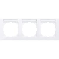 Merten Rahmen dreifach zur eindeutigen Kennzeichnung von Einsätzen weiß, Retail