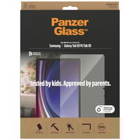 PanzerGlass Displayschutz Ultra-Wide Fit, Schutzfolie transparent, Samsung Galaxy Tab S9 FE / S9